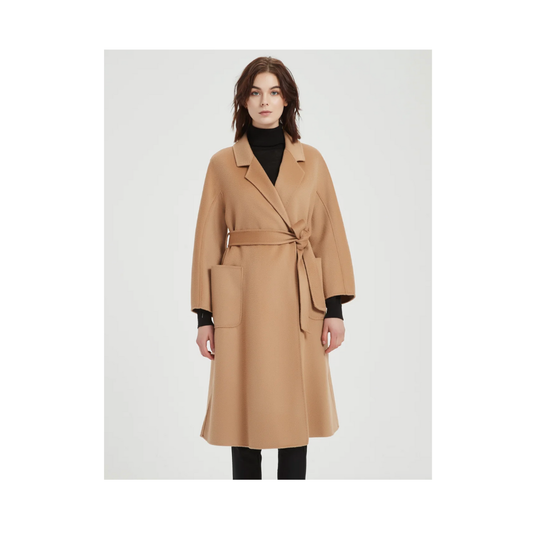 Classic Wrap Coat {Camel}