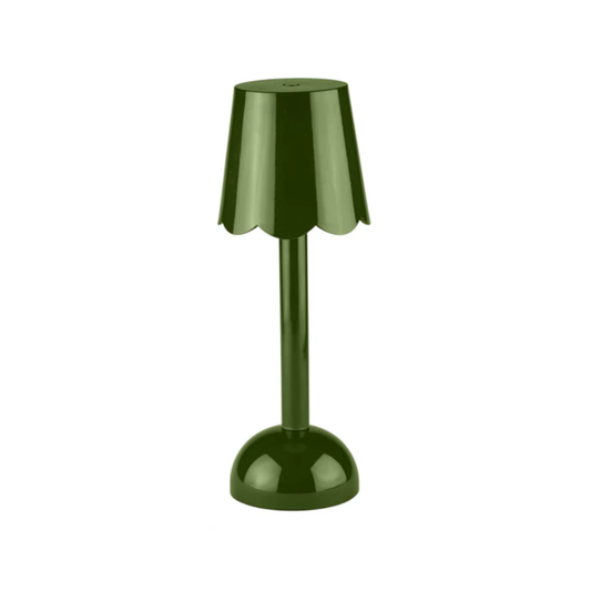 Scallop LED Lamp {Khaki Green}