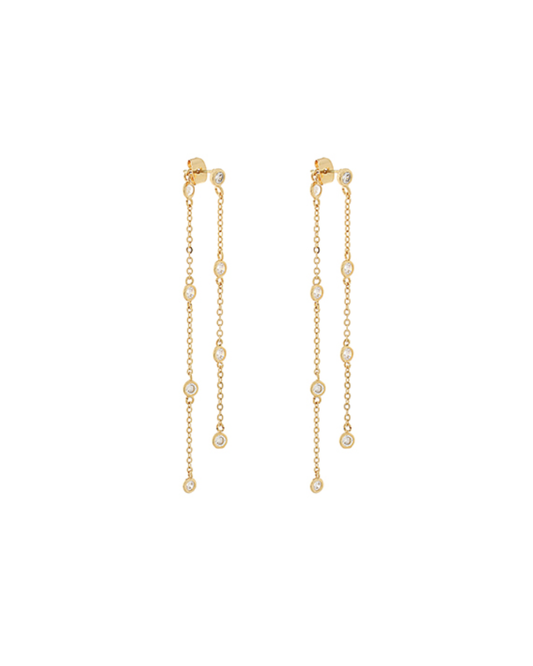 Chain Front/Back Earrings