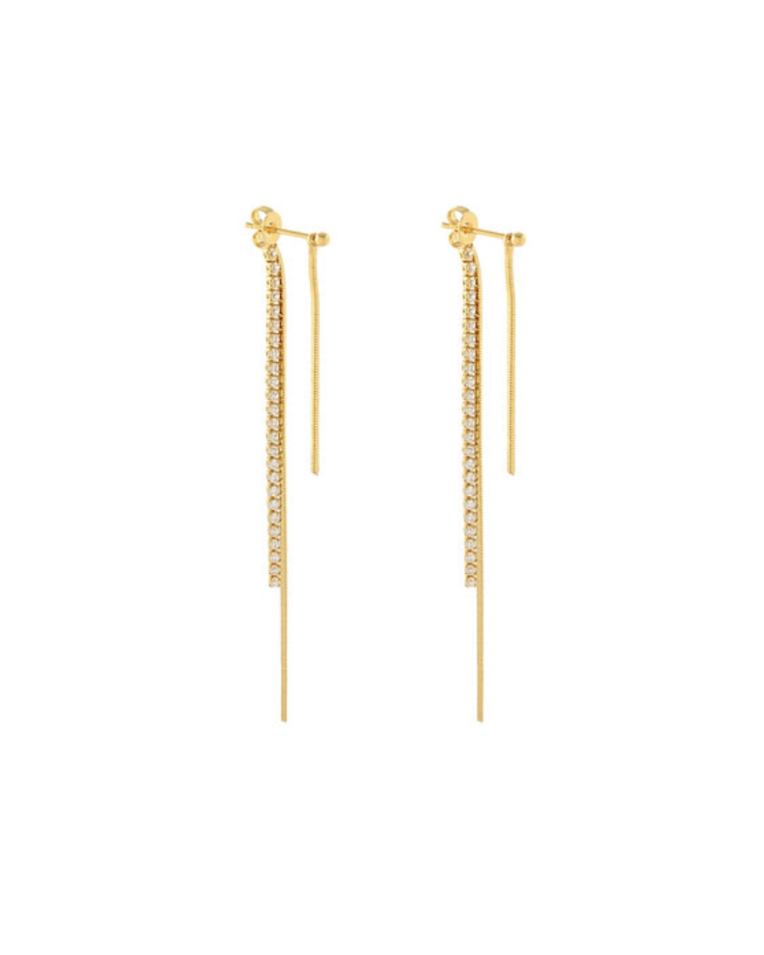 Layered Chain Earrings