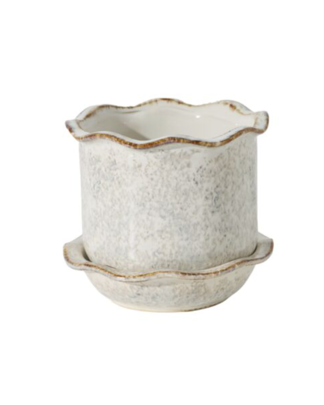 Aurina Pot with Saucer
