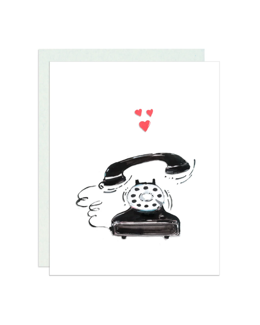 Phone Greeting Card{Blank Inside}