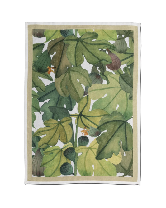 Green Ficcus Kitchen Towel