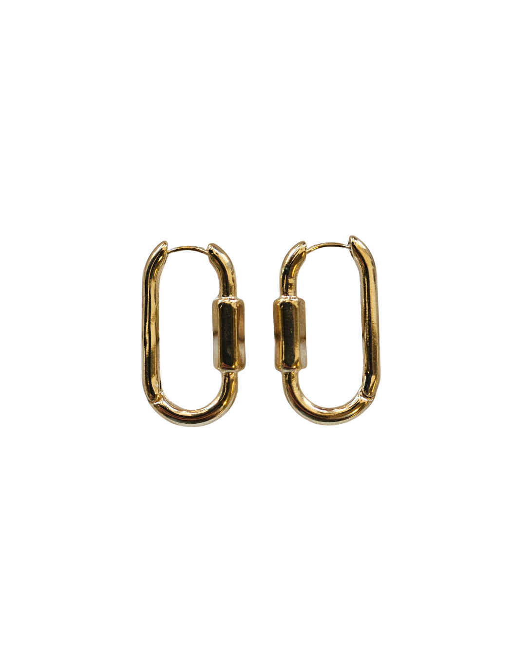 Carabiner Huggie Hoops