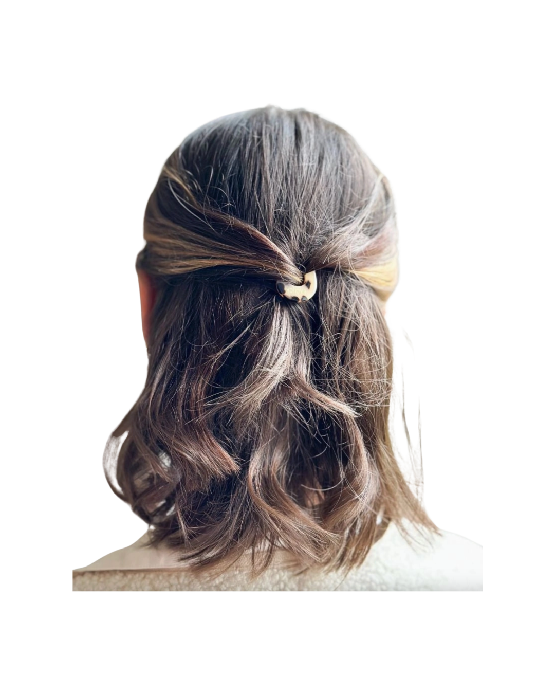 Round Tortoiseshell Hair Pin