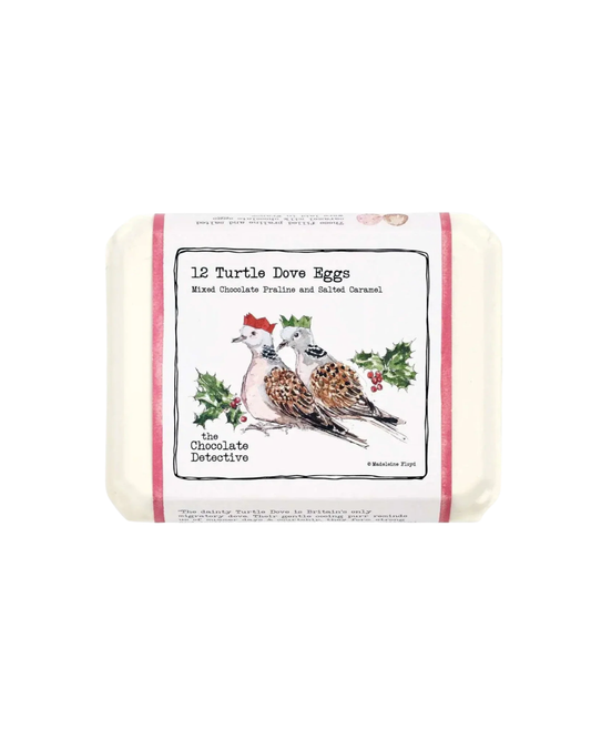 Chocolate Christmas Turtle Dove Eggs