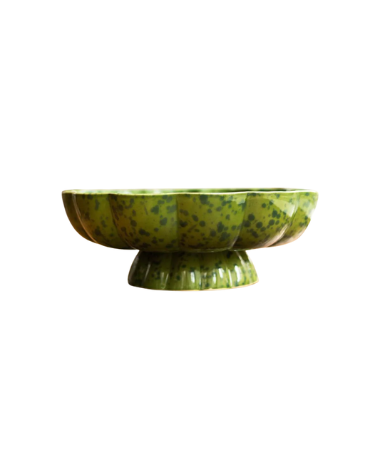 Tortoise Footed Bowl {Cilantro}