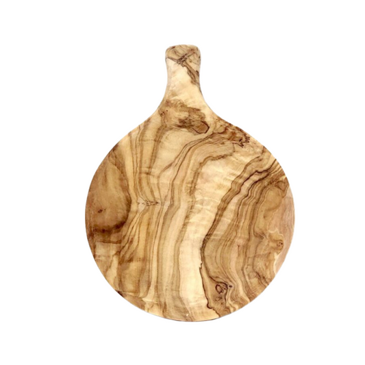 Olive Wood Round Tapas Dish