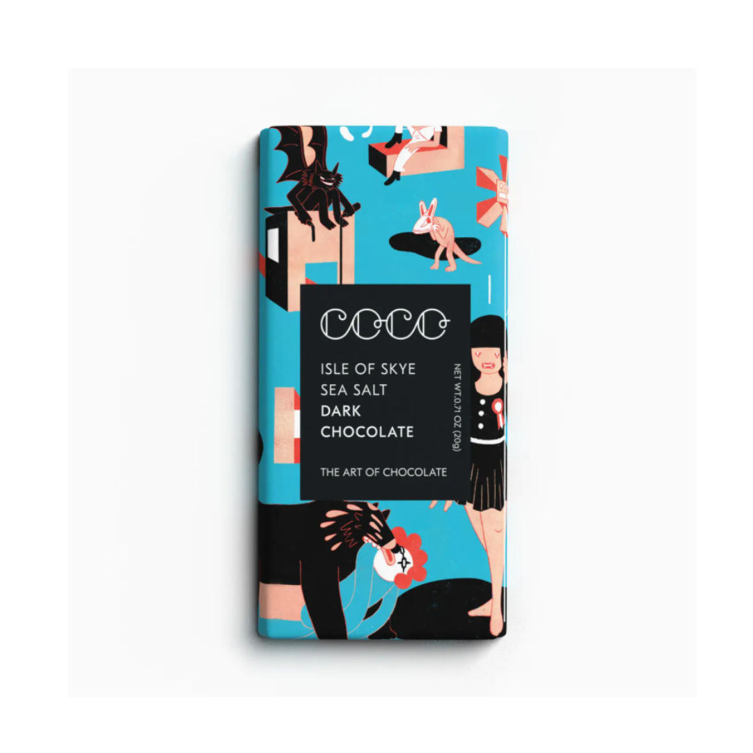 Isle of Skye Sea Salt Mini Dark Chocolate Bar