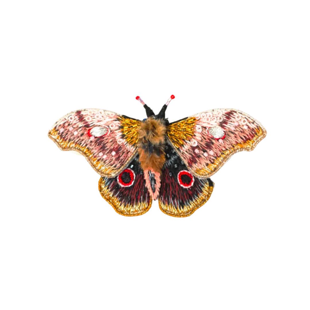 Emperor Mopane Moth Brooch Pin