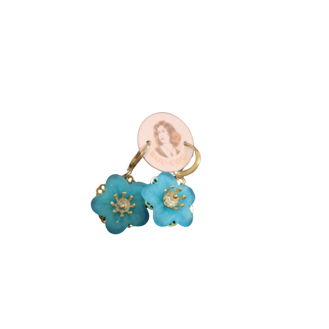 Mini Flower Dangle Earrings