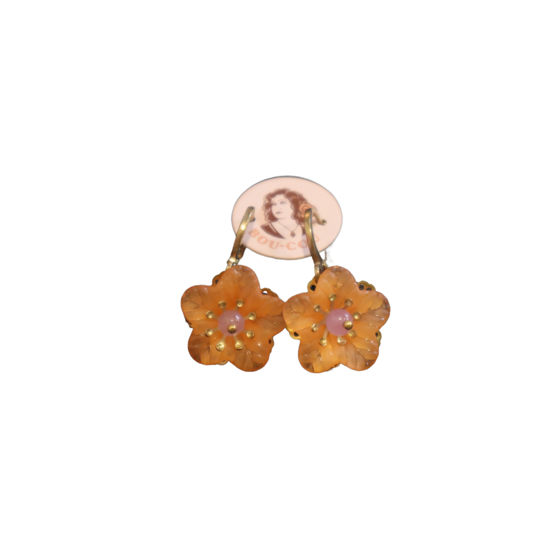 Mini Flower Dangle Earrings