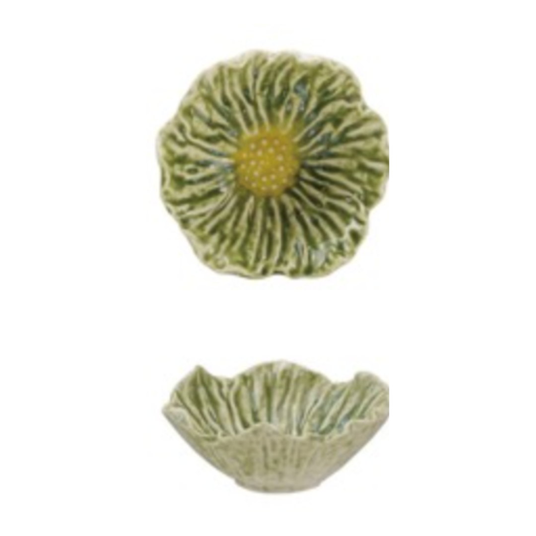 Stoneware Flower Bowl