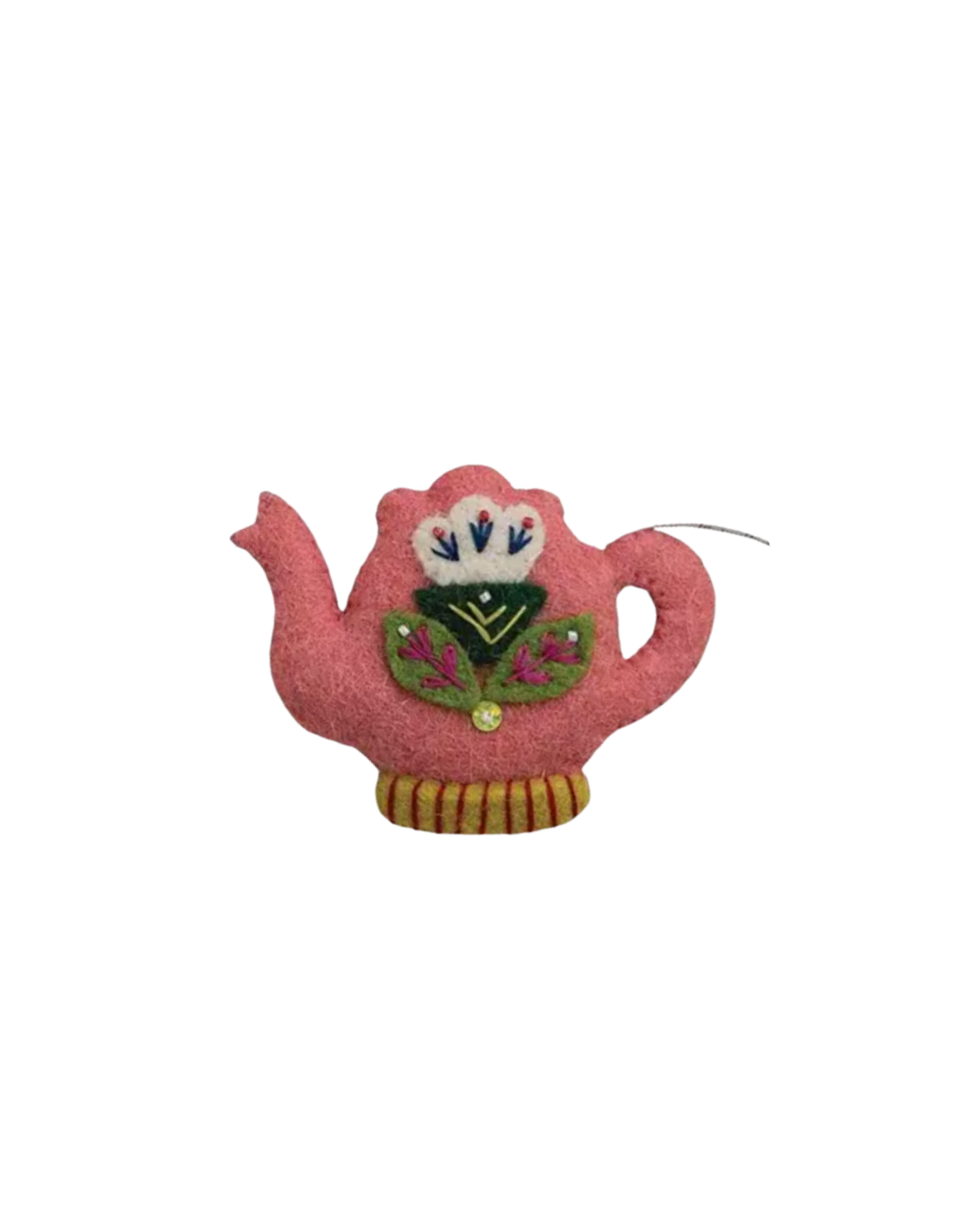 Wool Felt Teapot Measuring Tape
