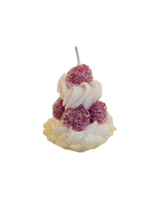 Tart-shaped Candle