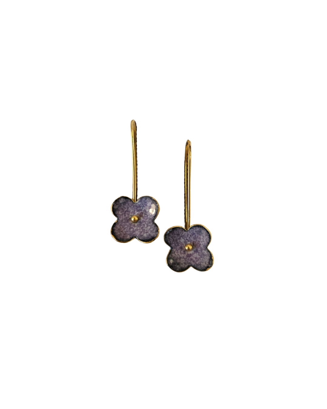 Flower on Stem Earrings {Medium}