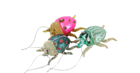 Small Pastel Beetle Ornament