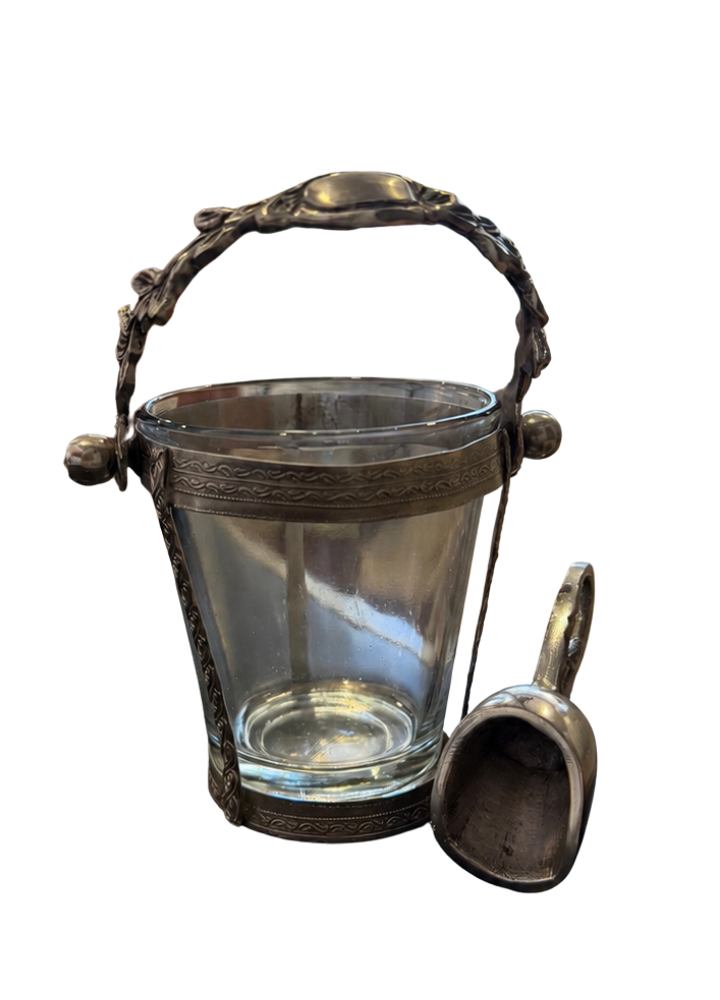 Antique Basket With Scoop