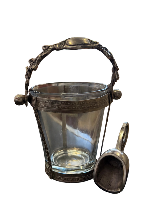 Antique Basket With Scoop