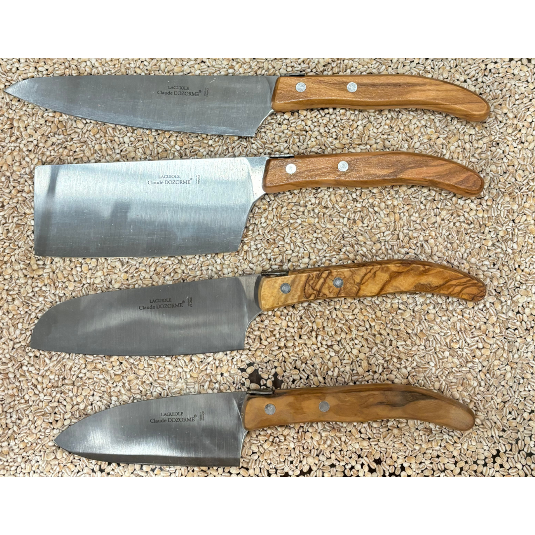 Berlingot Kitchen Knives {Olive Wood}