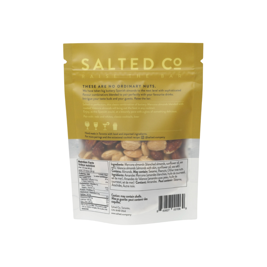 Marcona & Valencia Almonds: Sea Salt