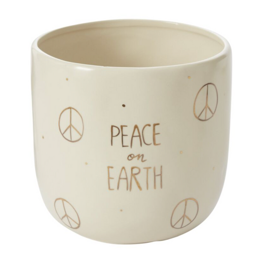 Peace on Earth Pot {Medium}