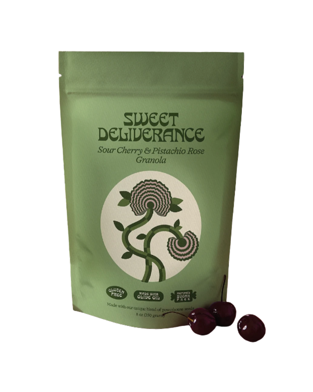 Sour Cherry & Pistachio Rose Granola