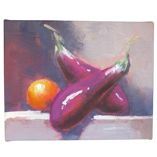 Oil Painting {Eggplant}