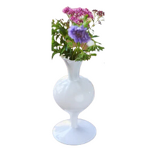 Load image into Gallery viewer, White Bud Vase