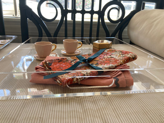 16" Square Acrylic Tray