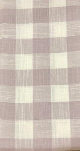 Check Linen Tablecloth