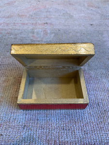 Medium Firenze Detailed Box - Red