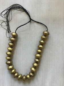 Gold Vintage African Stone Beads